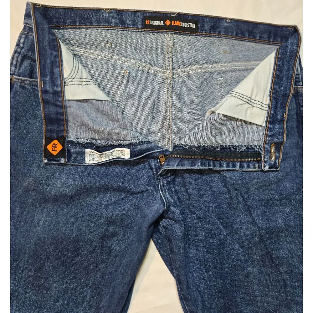 Wrangler Flame Resistant Gold/Leather Tab Size 36 x 32 Jeans - 60
